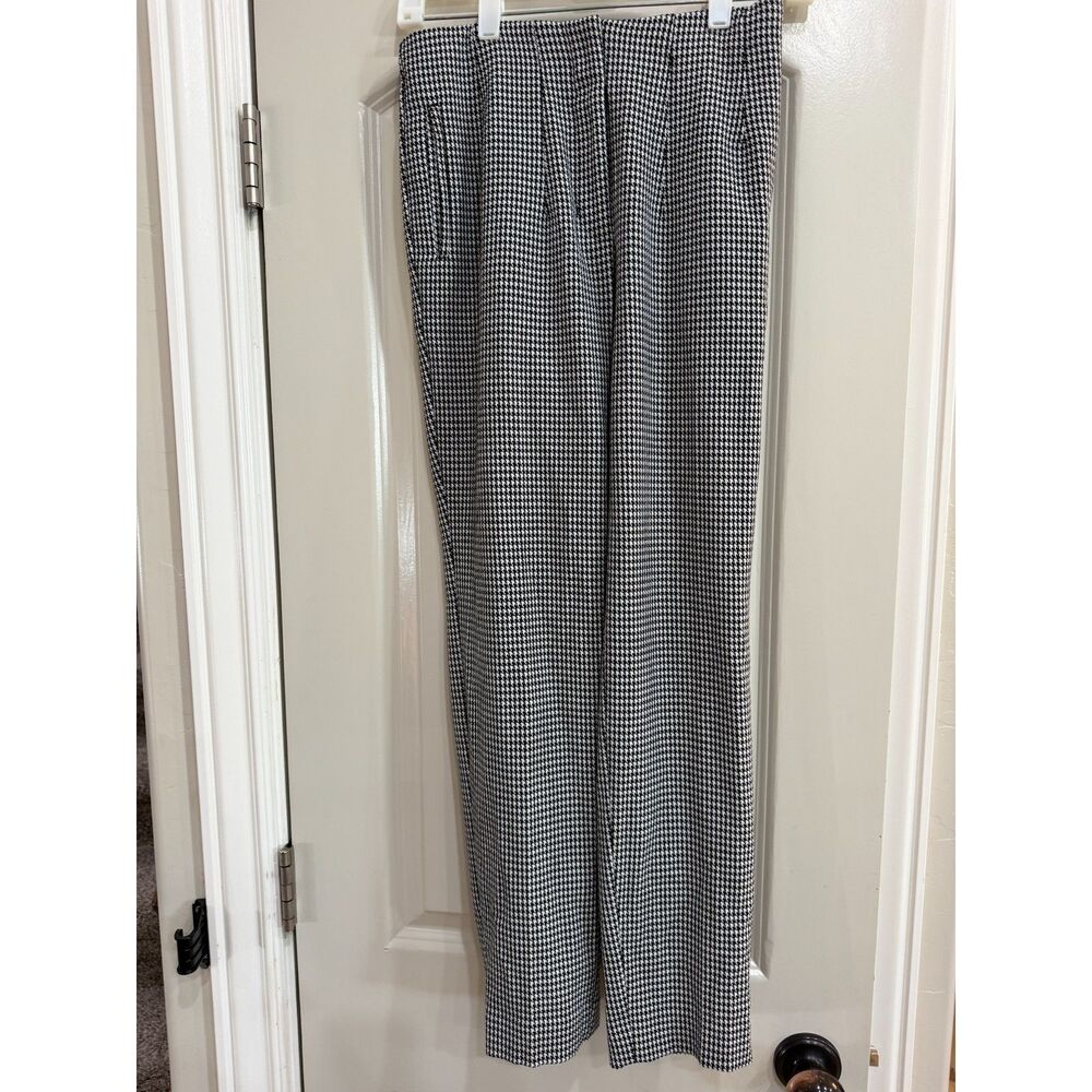 Express Houndstooth High Rise Ankle Pants